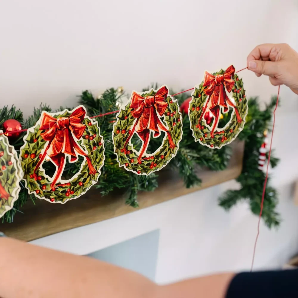 Guirlande Julekrans Med Glimmer 4 Guirlande Julekrans Med Glimmer