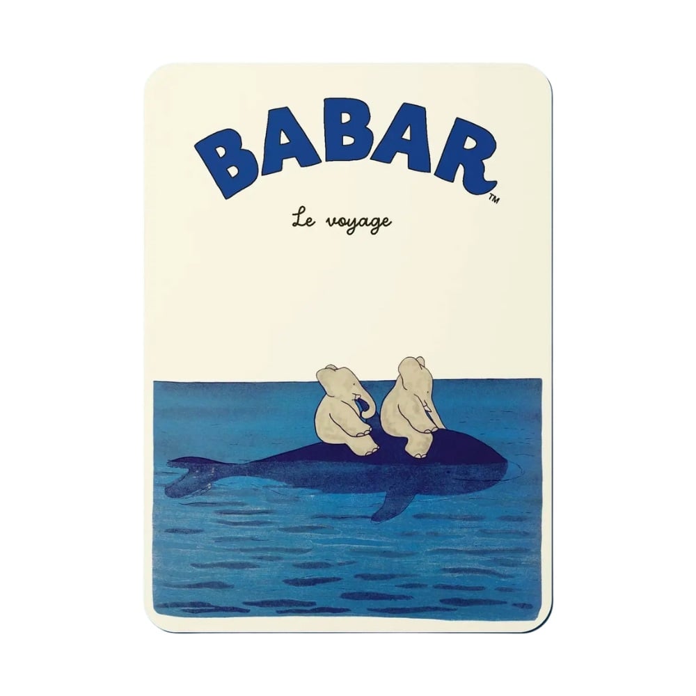 Babar Postkort Le Voyage