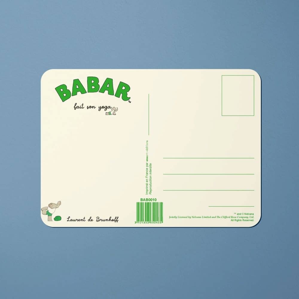 Barbar Postkort Yoga