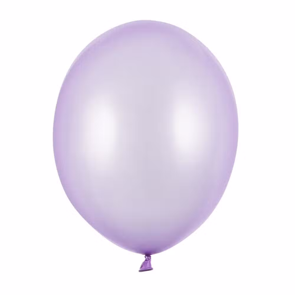 PartyDeco Balloner Metallisk Lilla 10 Pak