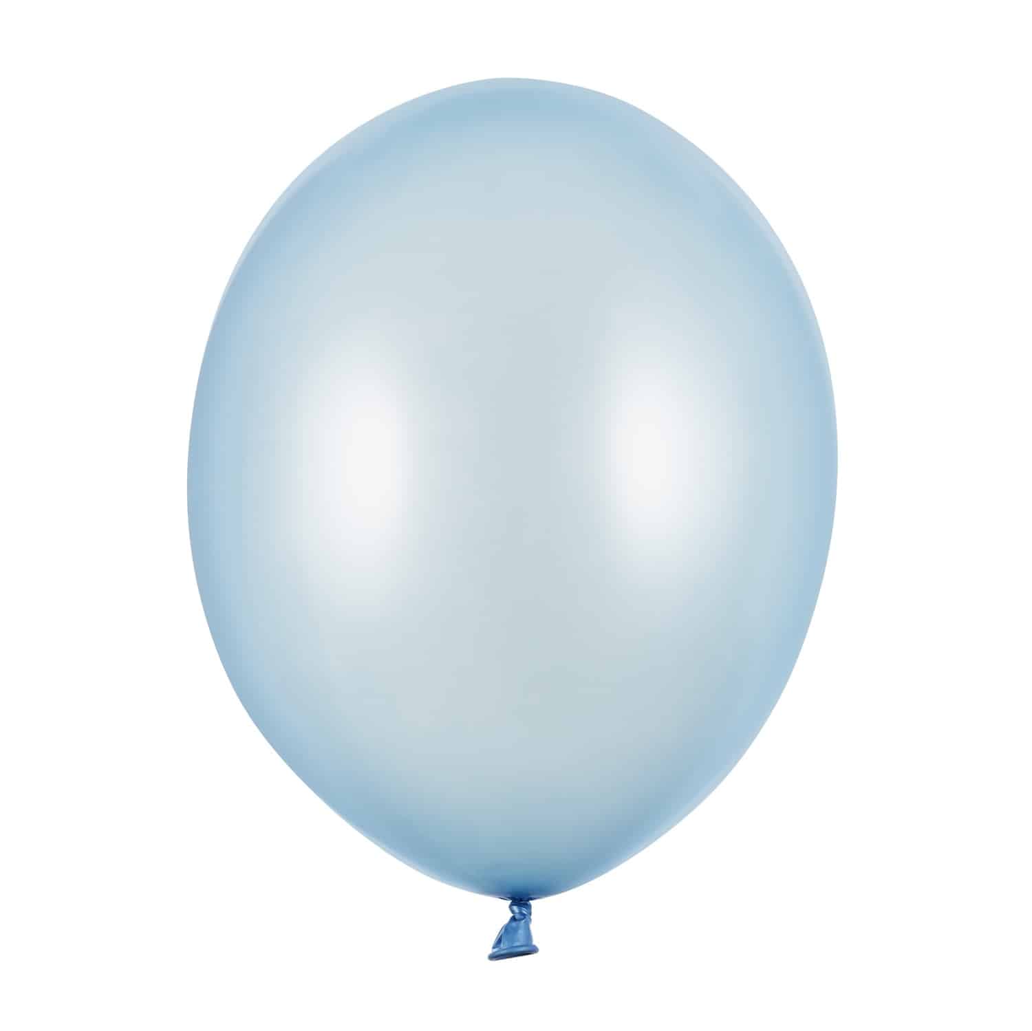 PartyDeco Balloner Metallisk Blå 10 Pak 1 PartyDeco Balloner Metallisk Blå 10 Pak