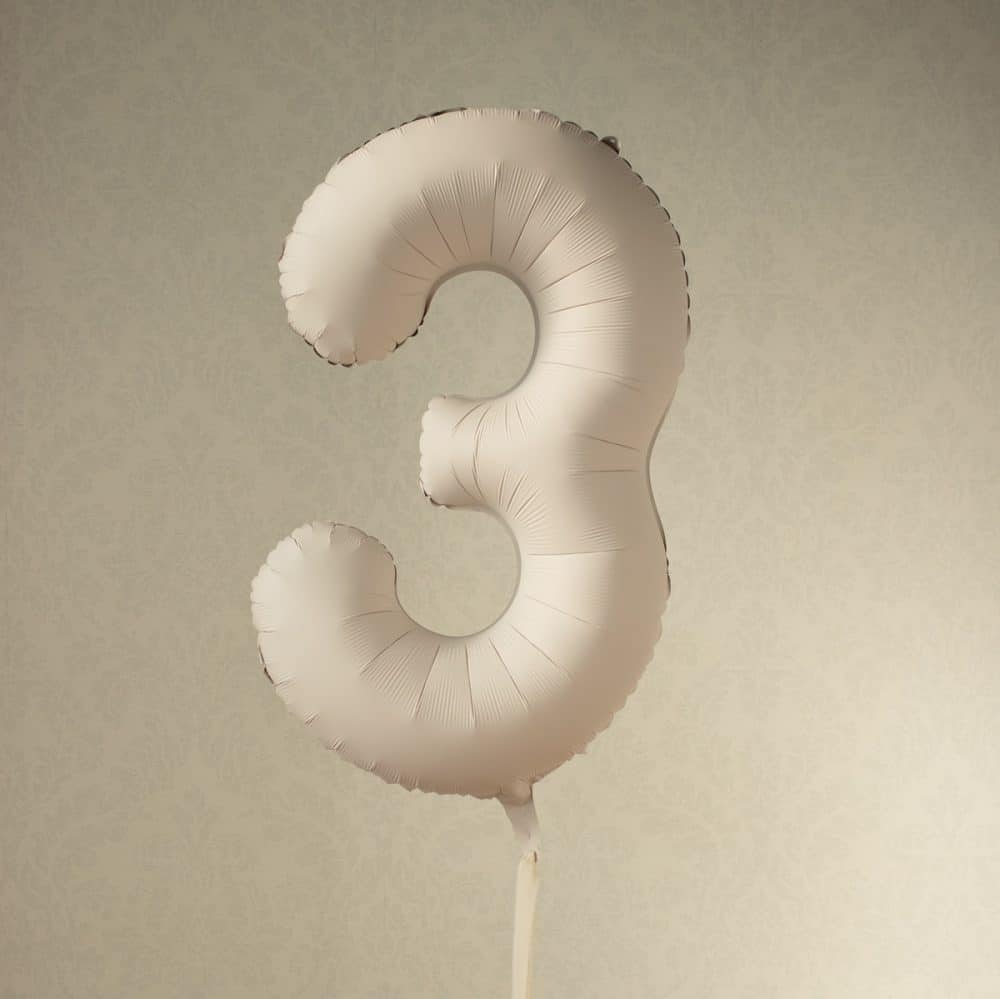 PartyDeco Tal Ballon Beige 4 PartyDeco Tal Ballon Beige