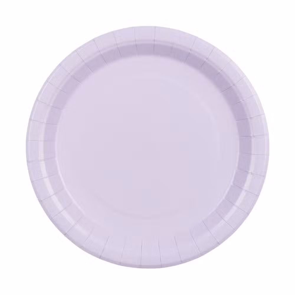 PartyDeco Tallerkener Lilla 6 Pak