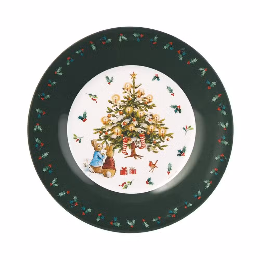 Peter Kanin Tallerken Jul Juletræ