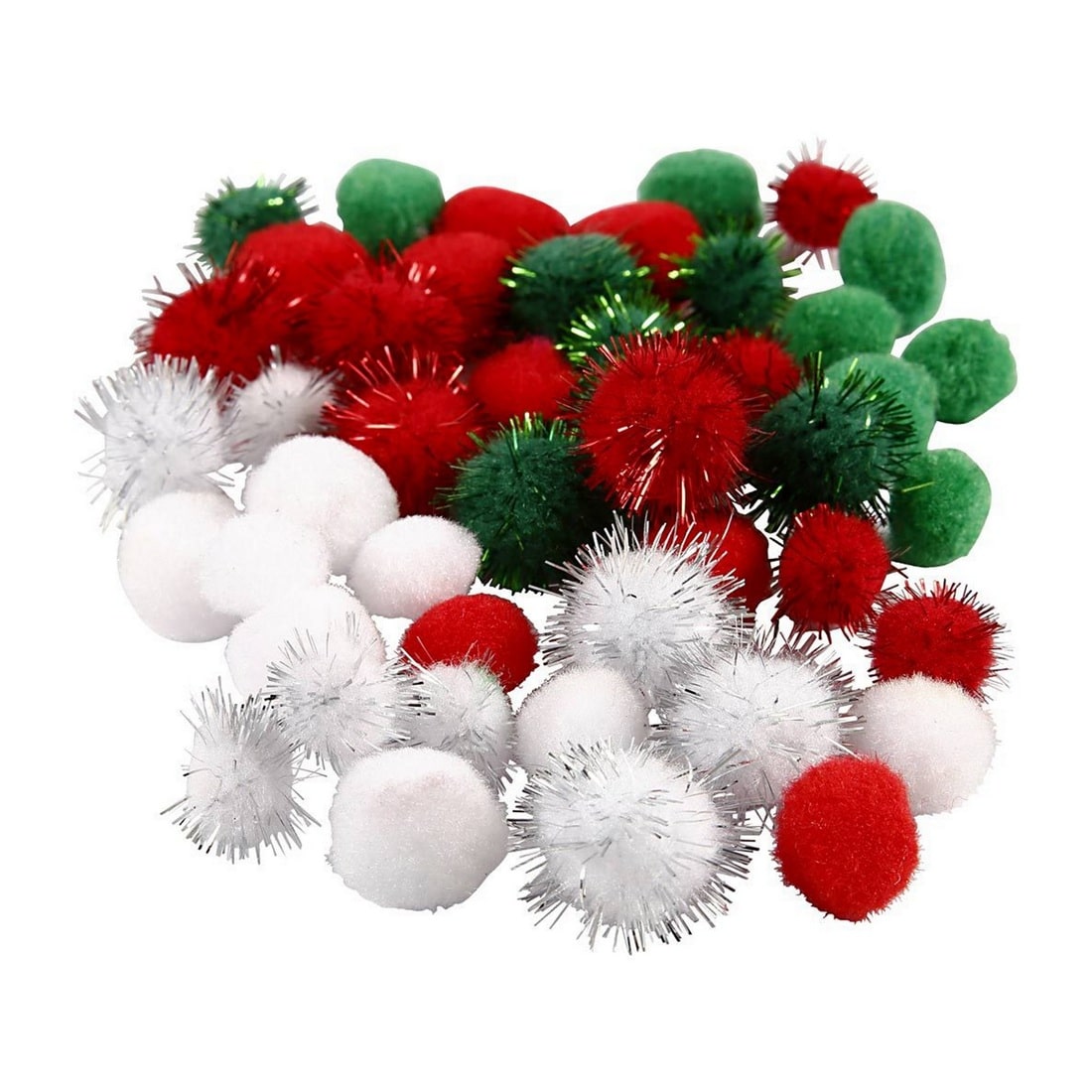 Pomponer Julefarver 1 Pomponer Julefarver