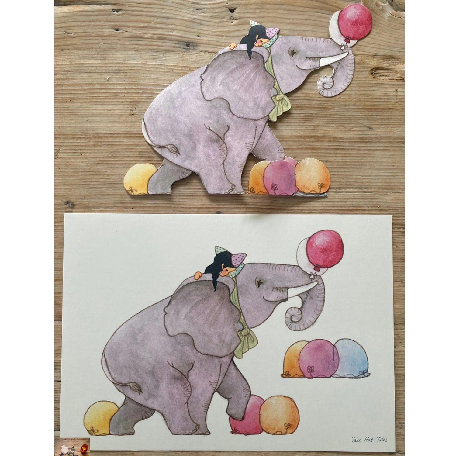 Tall Hat Tales Papirklip Elefant 1 Tall Hat Tales Papirklip Elefant