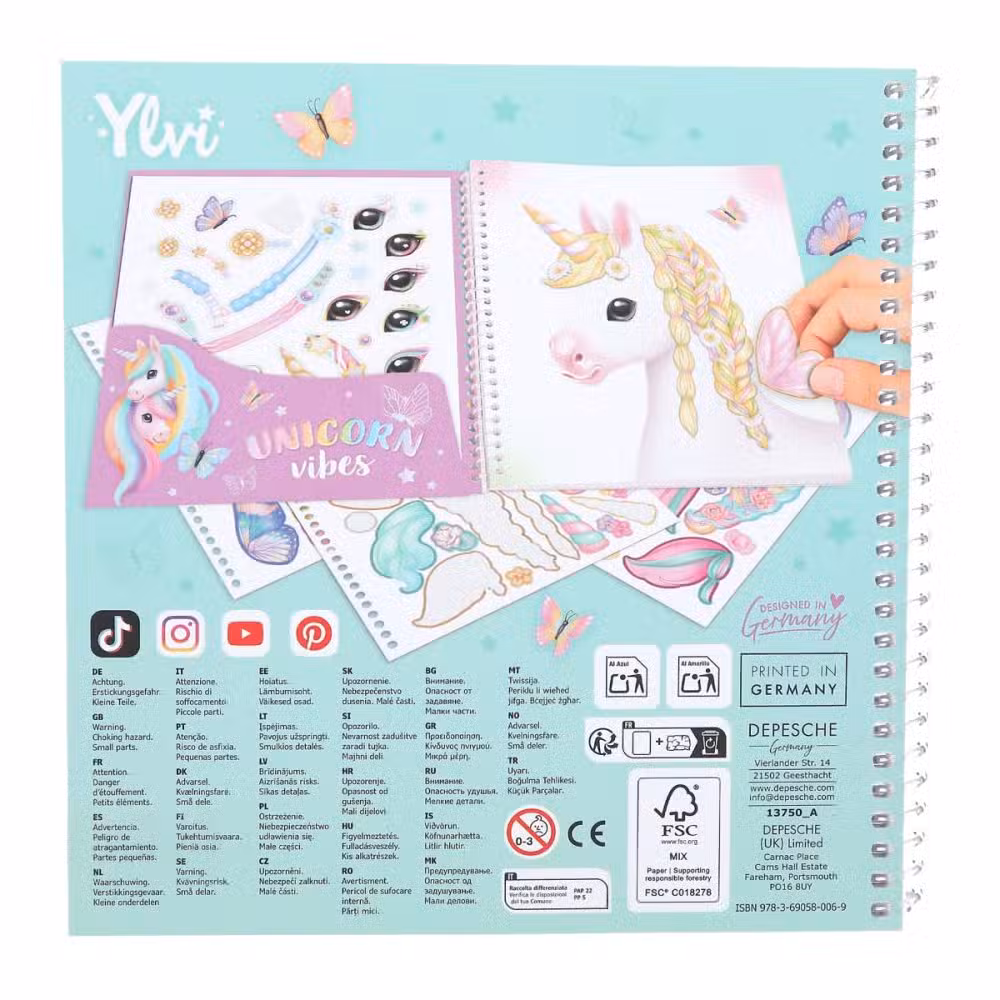 Create Your Klistermærkebog Wild Life