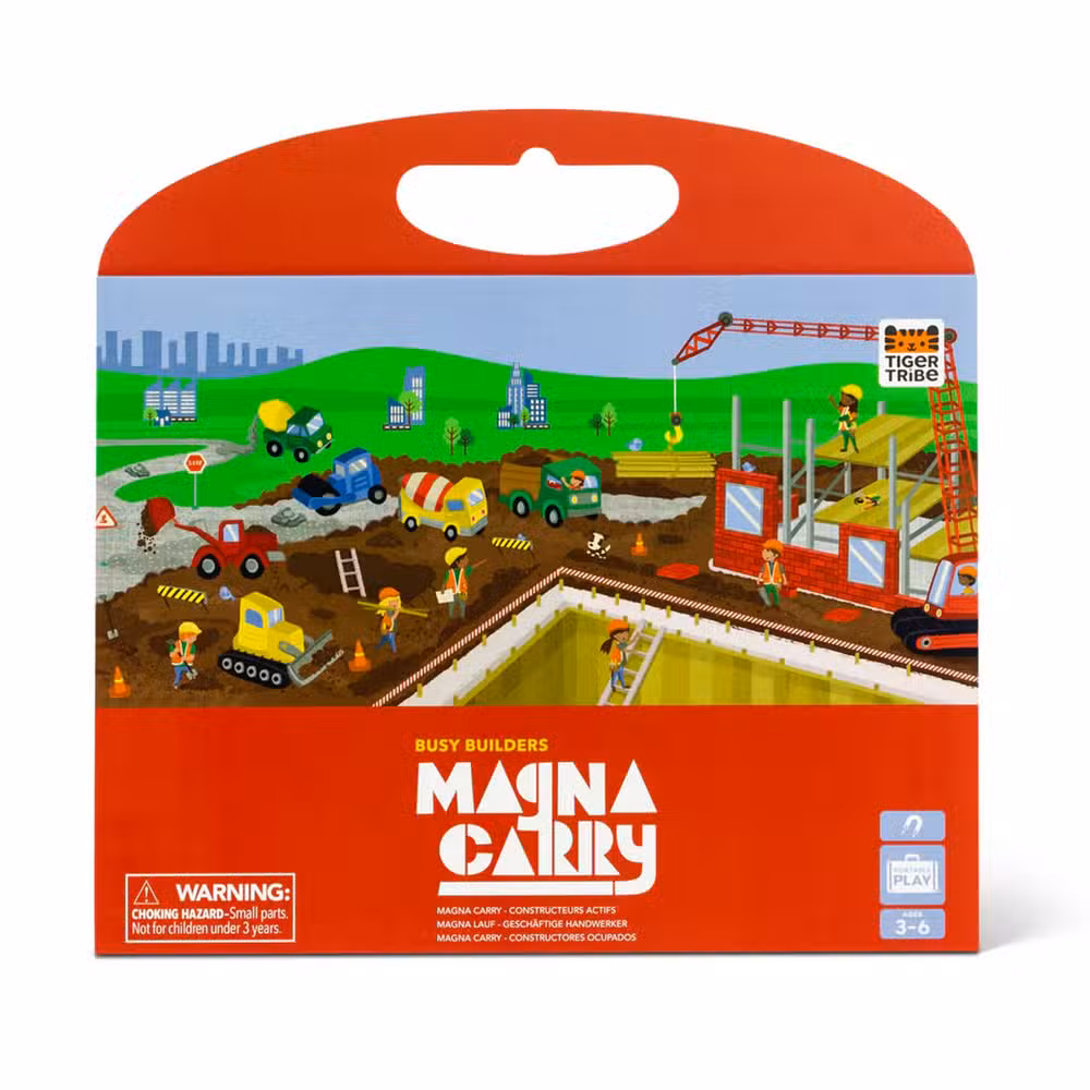 Tiger Tribe Magnetbog Byggepladsen