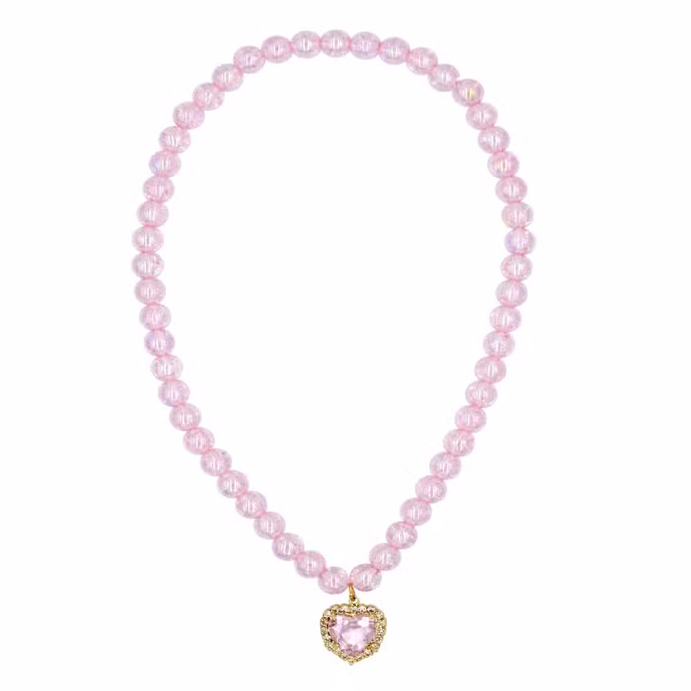 Great Pretenders Halskæde Hjerte Pink