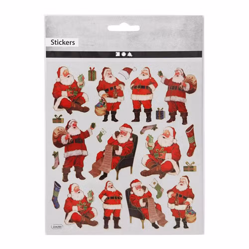 Klistermærker Julemand