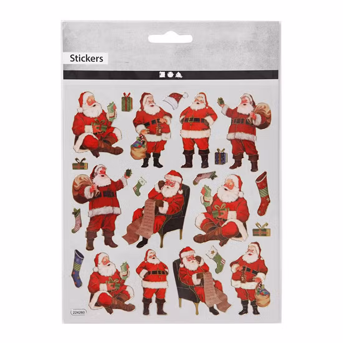 Klistermærker Julemand 1 Klistermærker Julemand