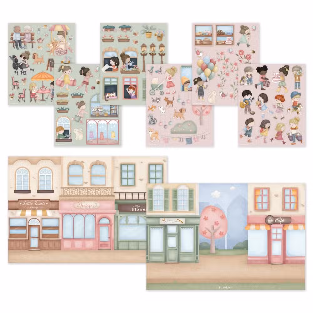 Little Dutch Klistermærkebog Rosa På Shopping