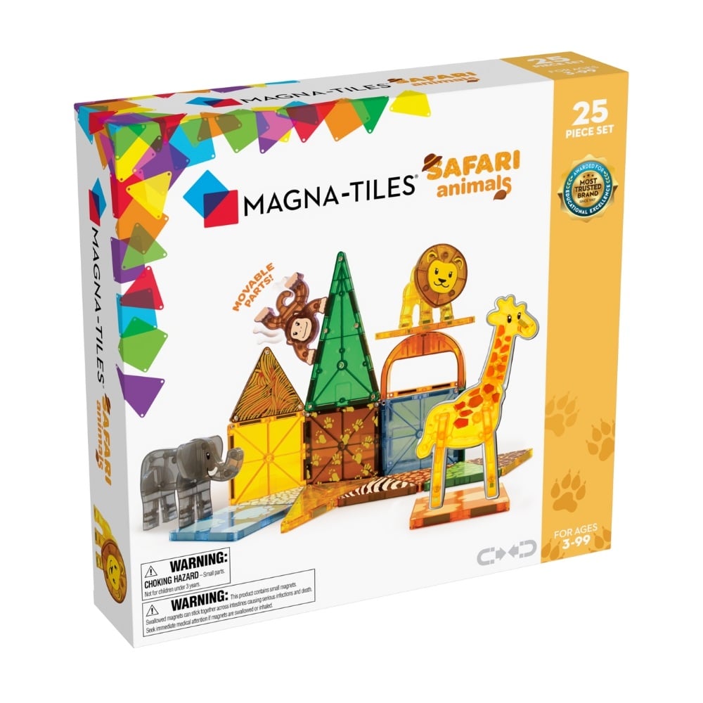 Magna Tiles Safari Dyr 25 Stk