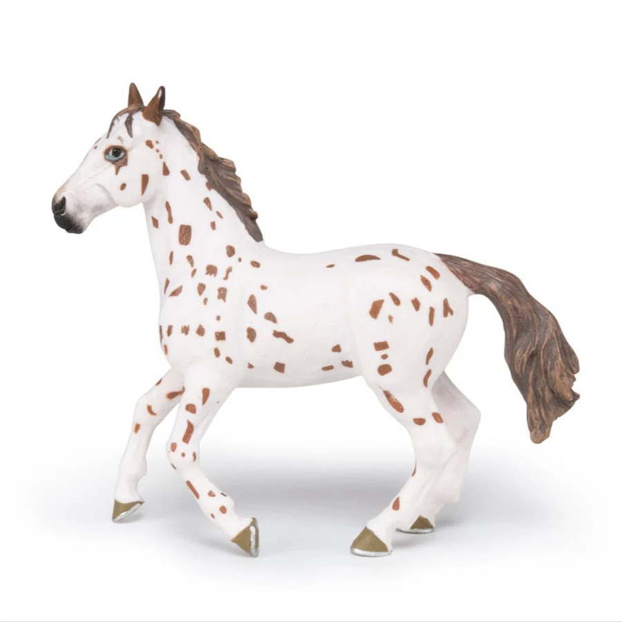 Papo Hest Appaloosa Hoppe Brun