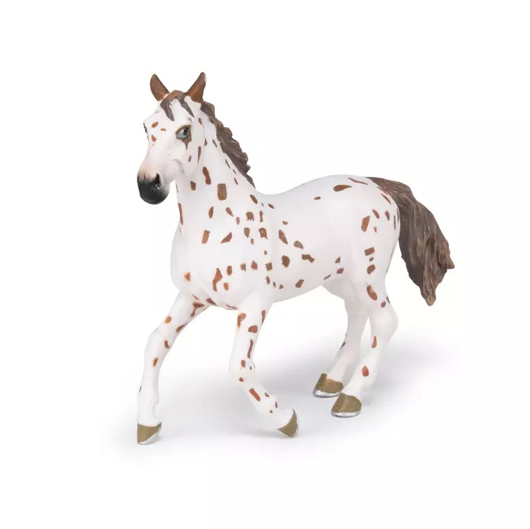 Papo Hest Appaloosa Hoppe Brun