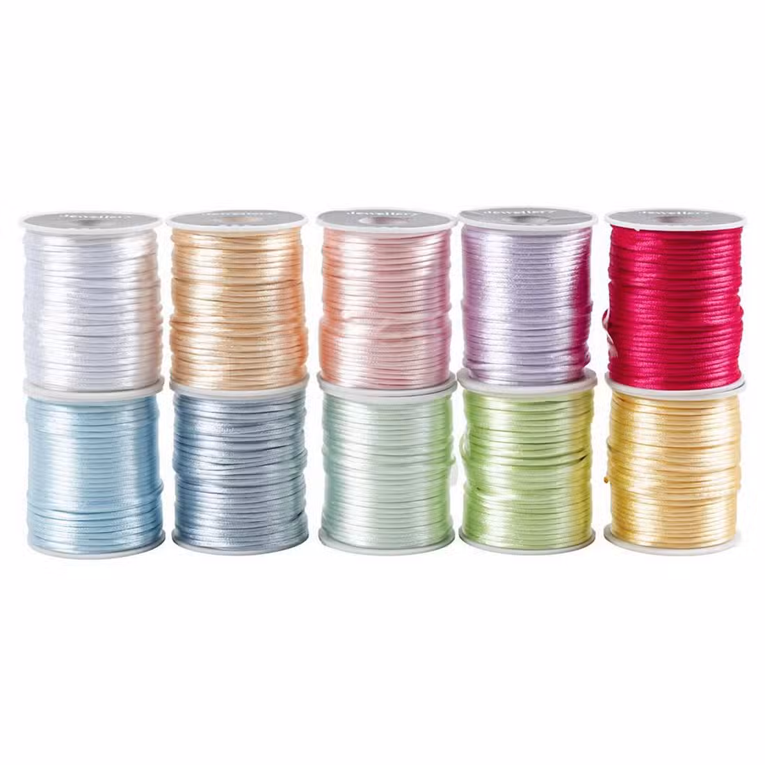 Satinsnor Pastelfarver 10 Pak 1 Satinsnor Pastelfarver 10 Pak