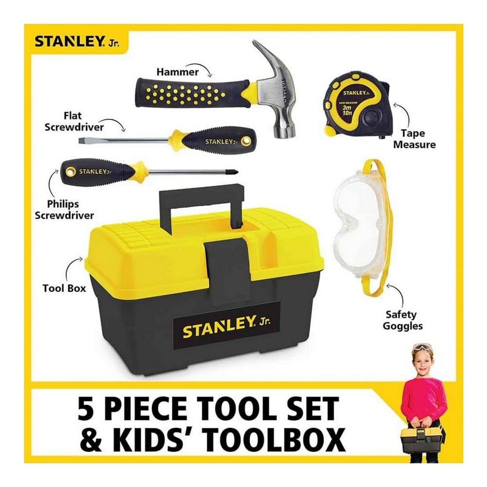 Stanley Junior Værktøjskasse Med Værktøj 3 Stanley Junior Værktøjskasse Med Værktøj - Billede 3