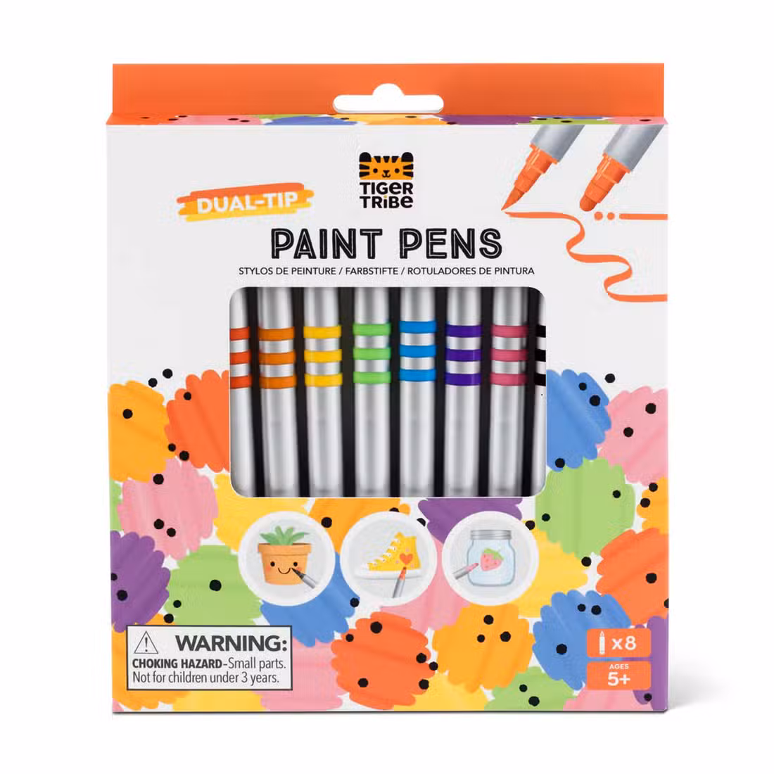 Tiger Tribe Paint Pens 8 Pak 1 Tiger Tribe Paint Pens 8 Pak