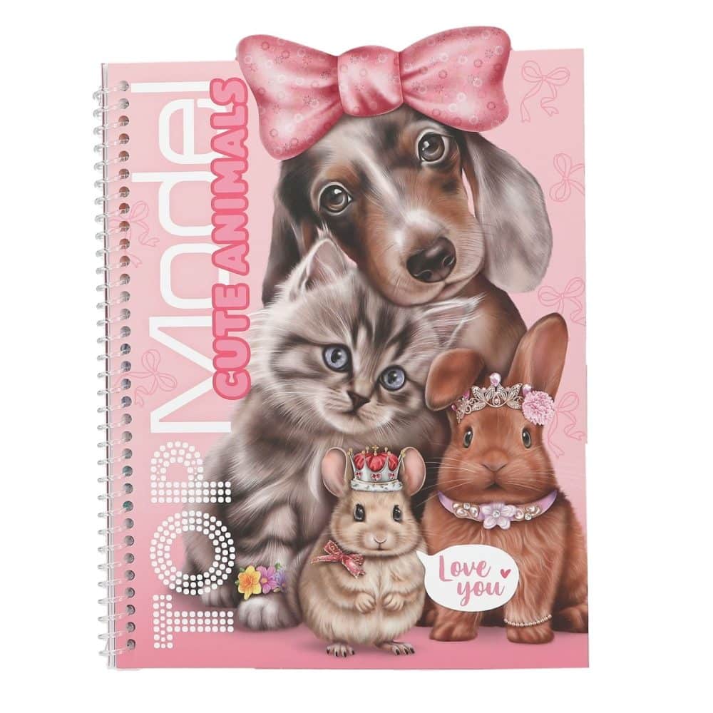 Top Model Klistermærkebog Cute Animals