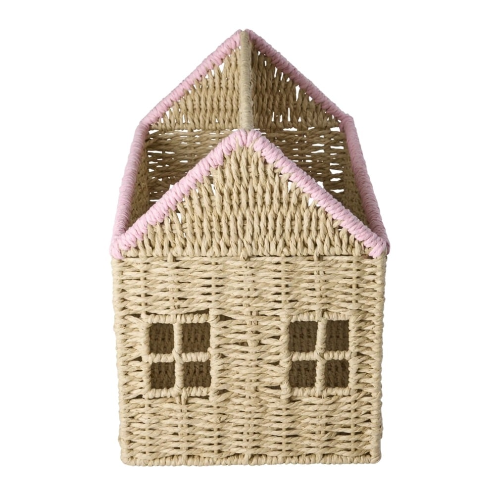 Rice Bogholder Rattan Rosa