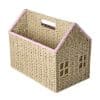 Rice Bogholder Rattan Rosa