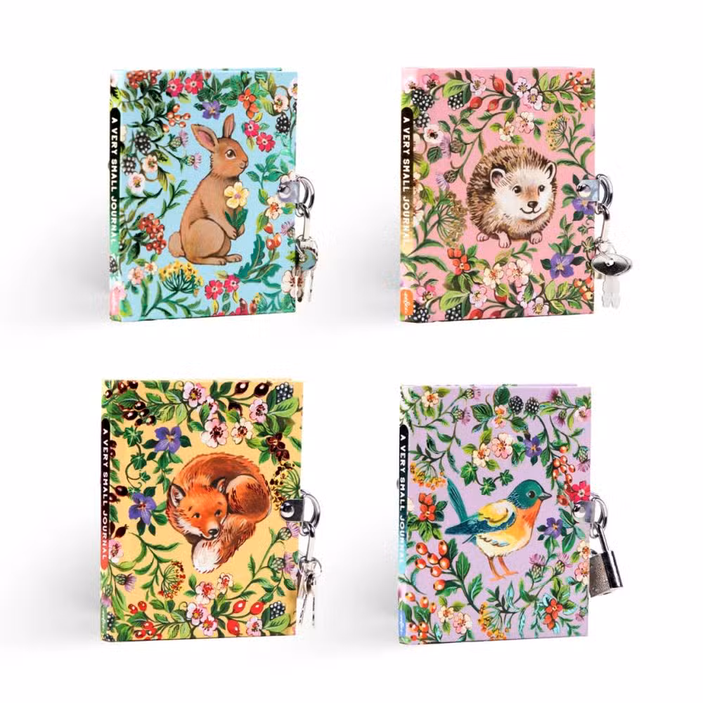 Eeboo Lille Dagbog Skovens Dyr Assorteret 1 Stk