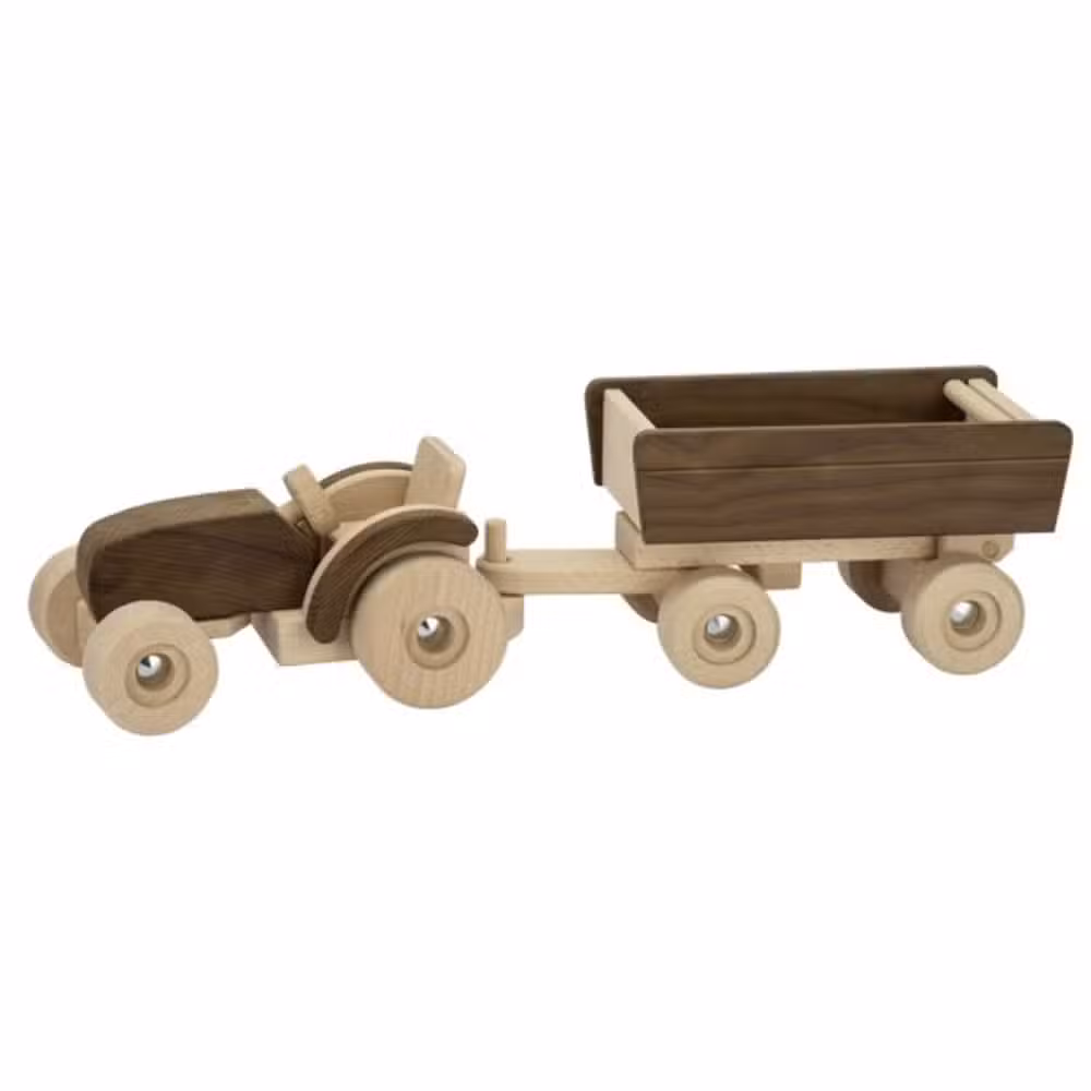 Goki Nature Traktor Med Trailer
