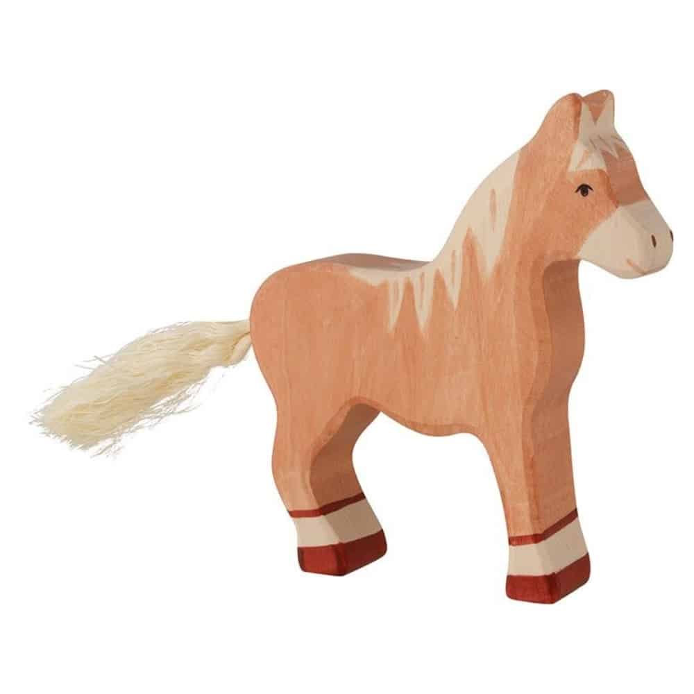 Holztiger Hest Lysebrun