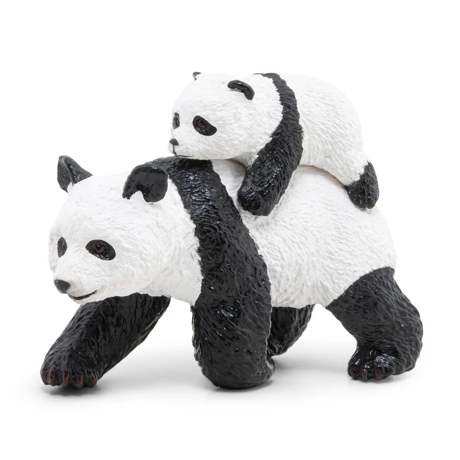 Papo Figur Panda Gående Med Unge