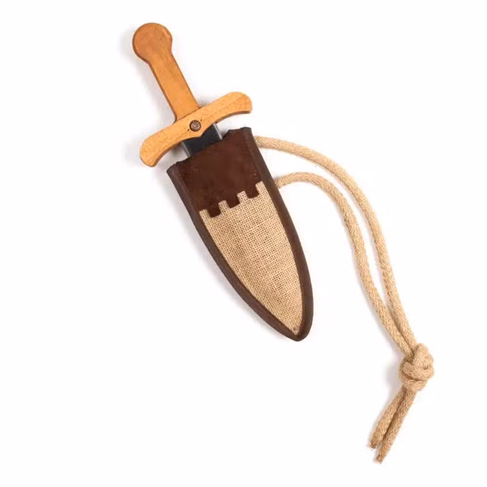 Legetøjsdolk Træ Brun 2 Legetøjsdolk Træ Natur