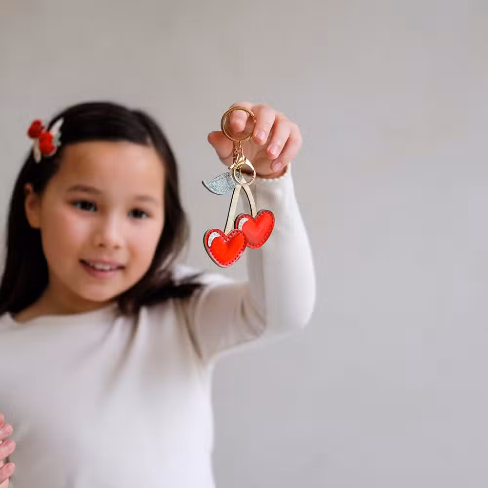 Mimi Og Lula Nøglering Kirsebær 2 Mimi Og Lula Nøglering Kirsebær