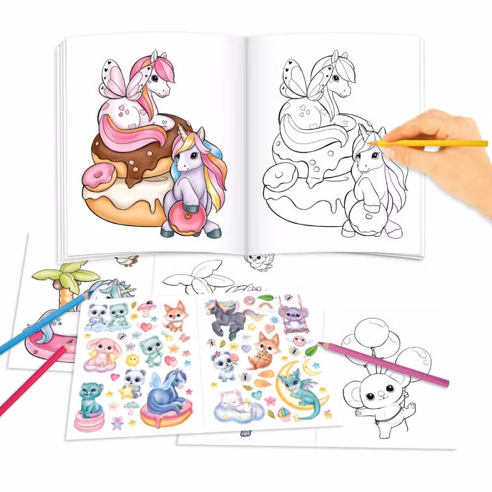 Ylvi Malebog Med Klistermærker